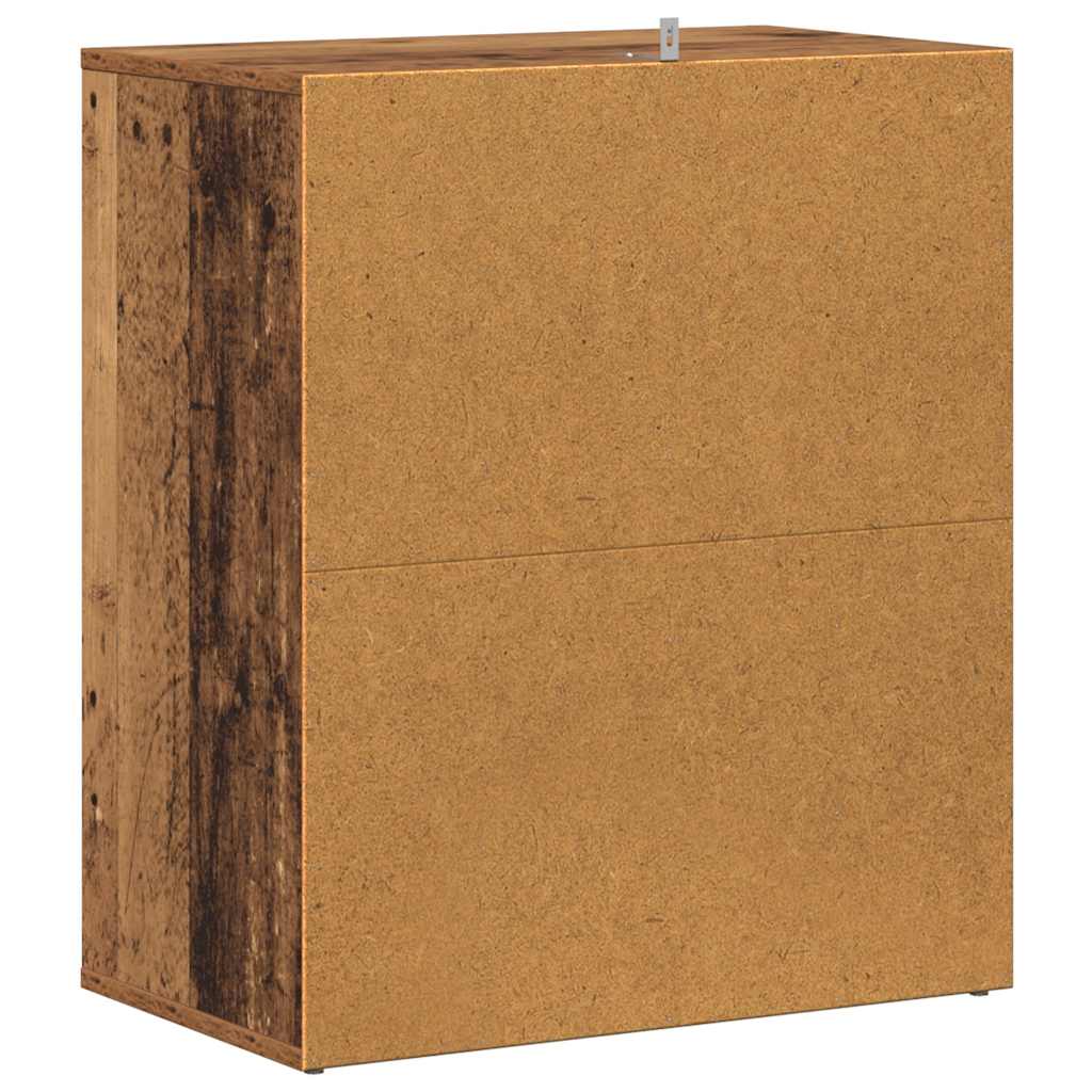 Ormarić za cipele staro drvo 60x35x70 cm konstruirano drvo