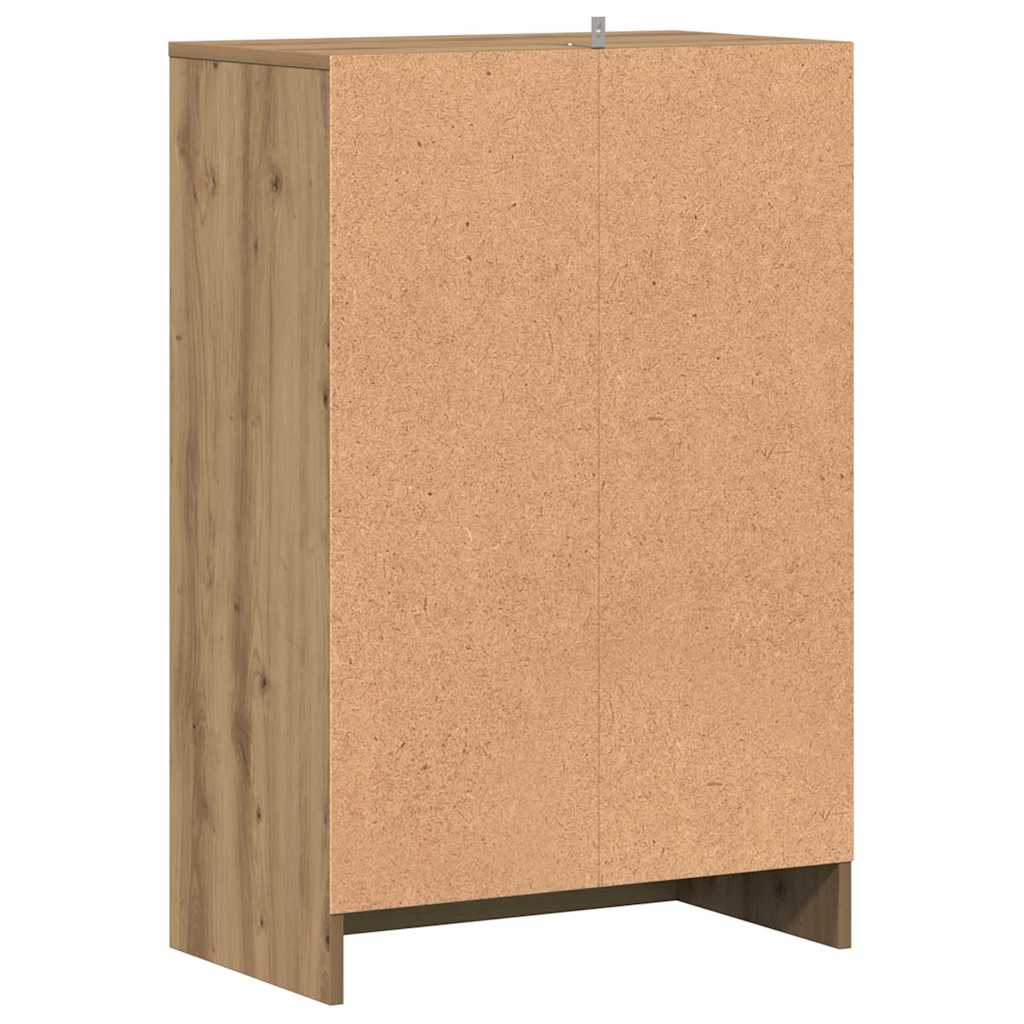 Ormarić za cipele boja hrasta 60x35x92 cm konstruirano drvo
