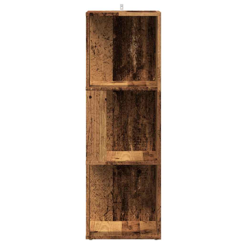 Kutni ormar staro drvo 33x33x100 cm konstruirano drvo