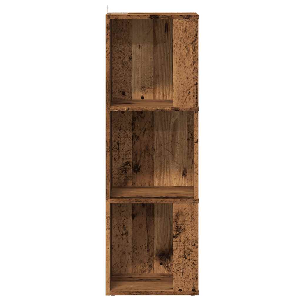 Kutni ormar staro drvo 33x33x100 cm konstruirano drvo