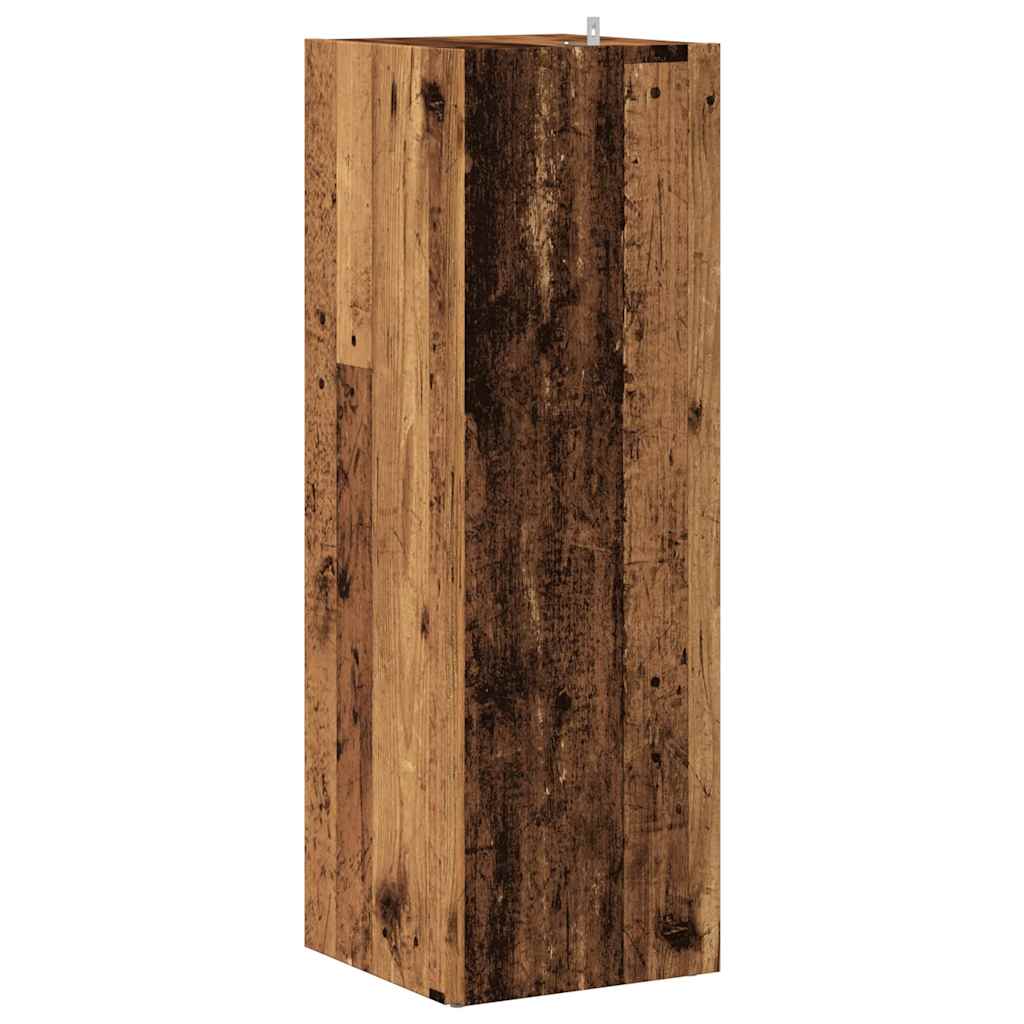 Kutni ormar staro drvo 33x33x100 cm konstruirano drvo