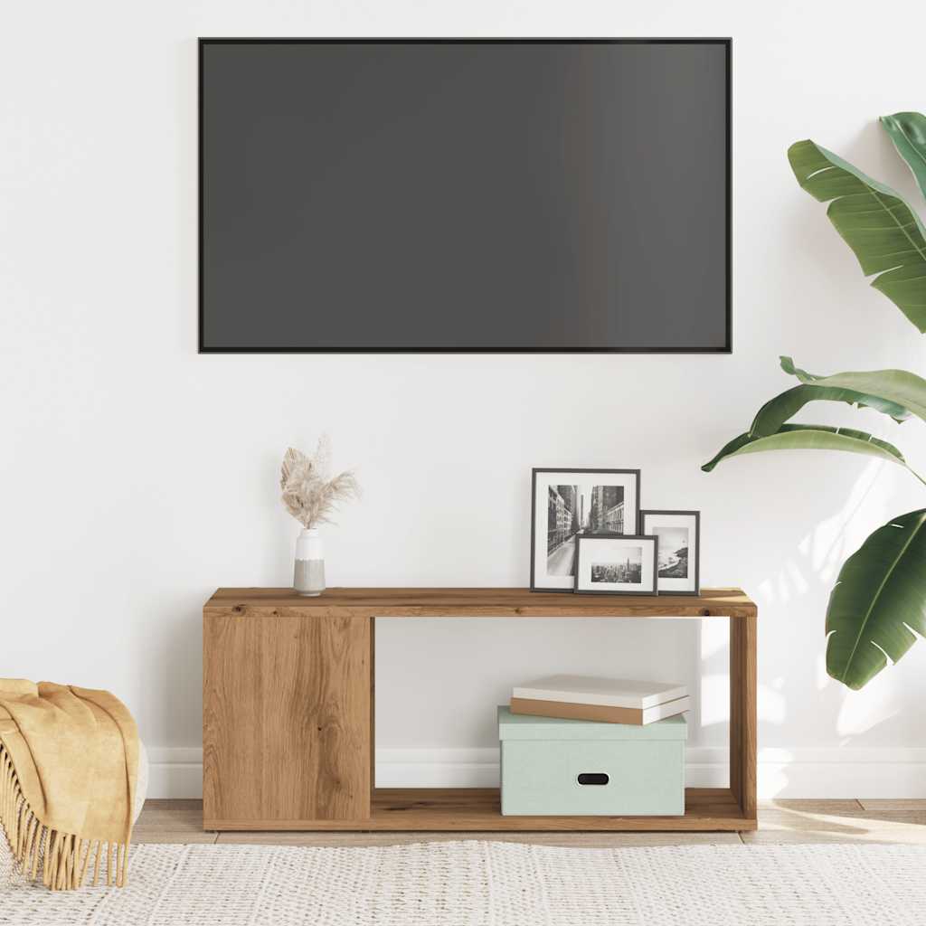 TV ormarić zanatski hrast 80x24x32 cm izrađeno drvo