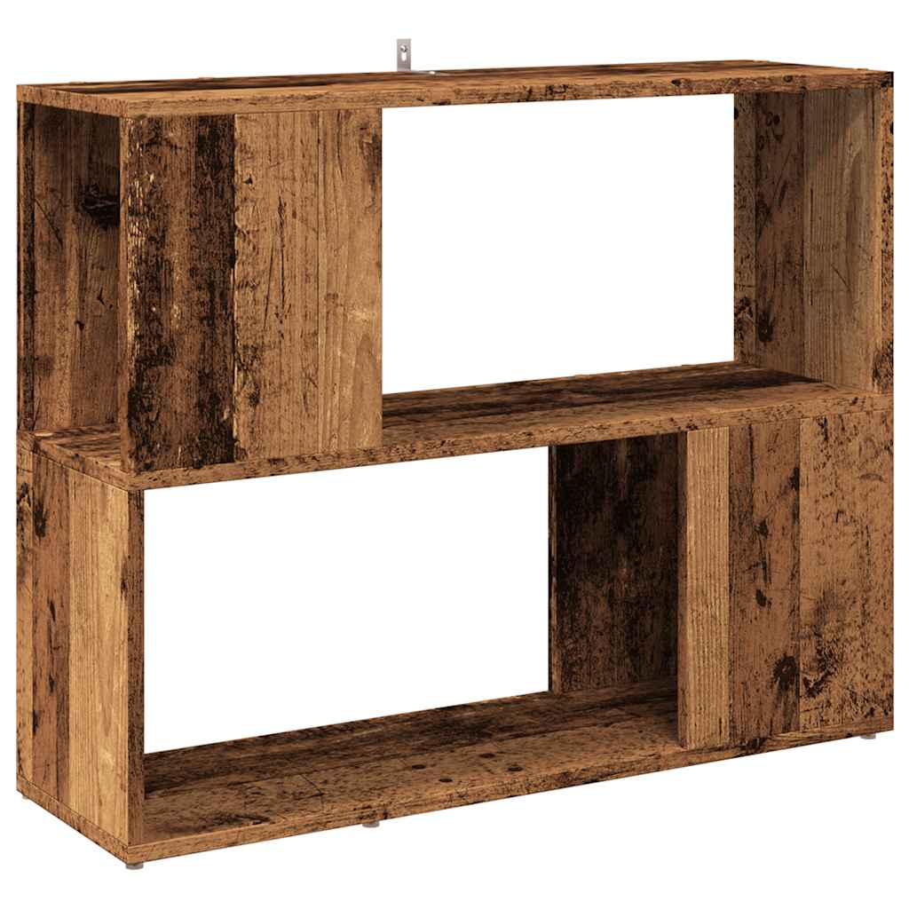 Ormarić za knjige/Sobna pregrada staro drvo 80x24x63 cm