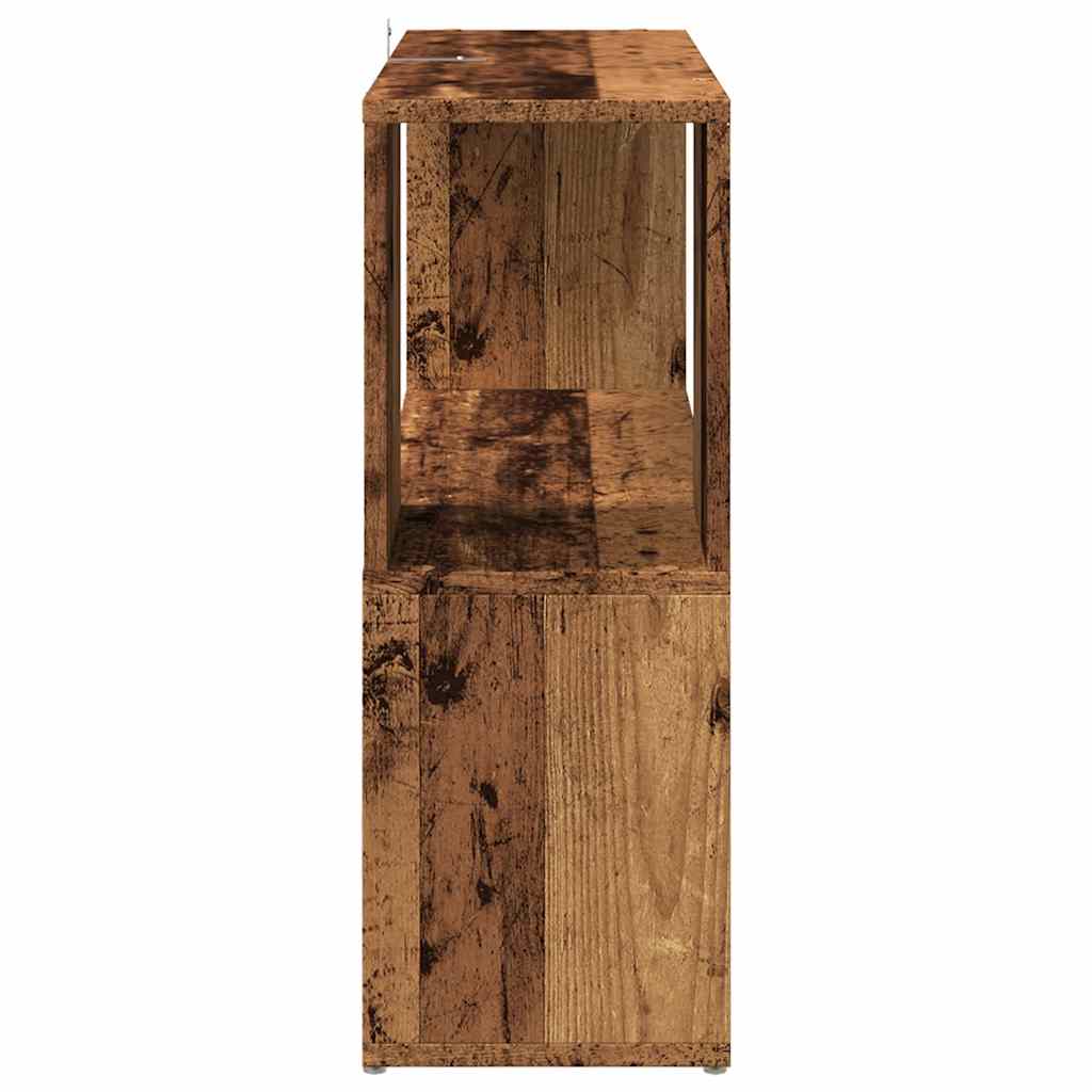 Ormarić za knjige/Sobna pregrada staro drvo 80x24x63 cm