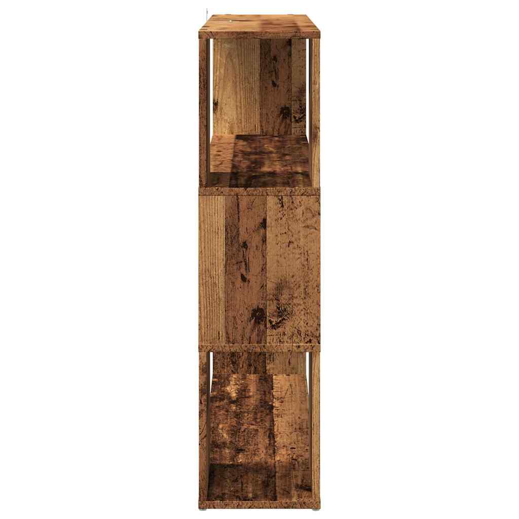 Ormarić za knjige/Sobna pregrada staro drvo 100x24x94 cm