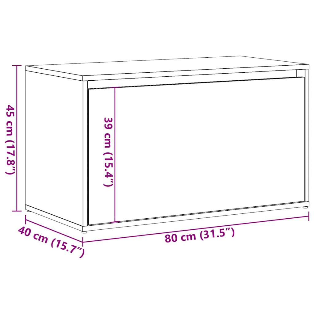Klupa za dvoranu 80x40x45 cm obrađeno staro drvo