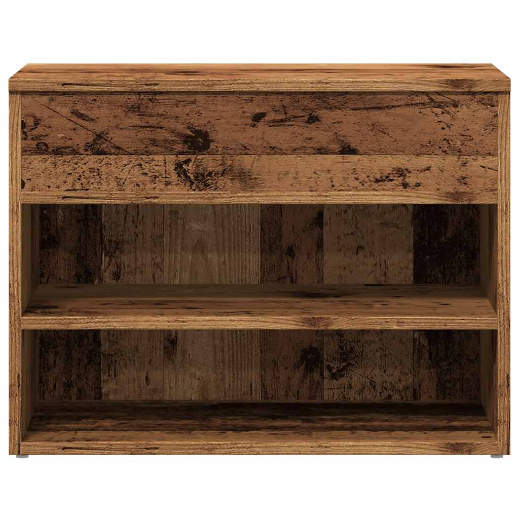 Klupa za cipele staro drvo 60x30x45 cm izrađeno drvo