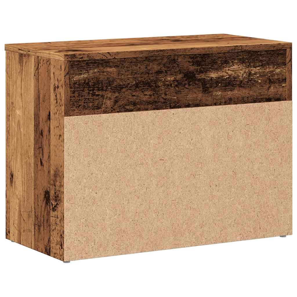 Klupa za cipele staro drvo 60x30x45 cm izrađeno drvo