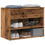 Klupa za cipele staro drvo 60x30x45 cm izrađeno drvo