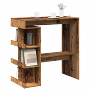 Barski stol sa policom za odlaganje Staro drvo 100x48x101,5 cm
