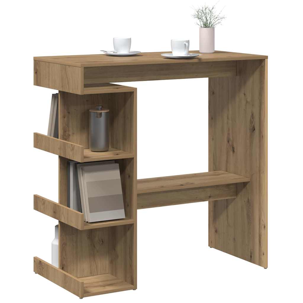 Barski stol sa stalkom boja hrasta artisan 100 x 50 x 101,5 cm