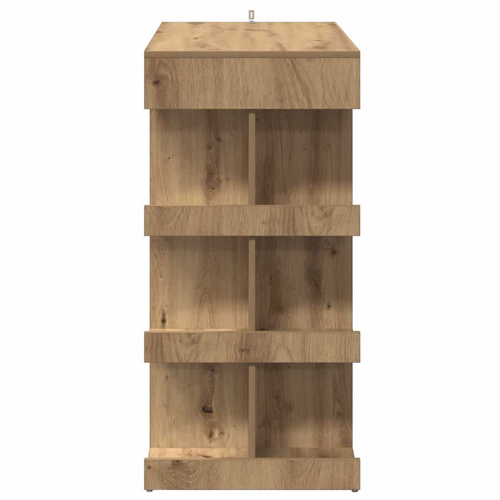Barski stol sa stalkom boja hrasta artisan 100 x 50 x 101,5 cm