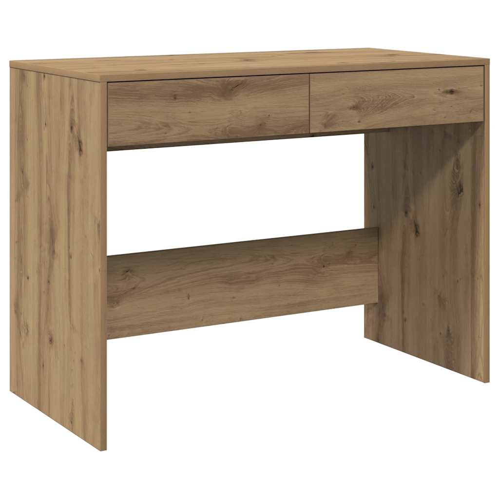 Radni stol boja hrasta artisan 101x50x76,5 cm konstruirano drvo
