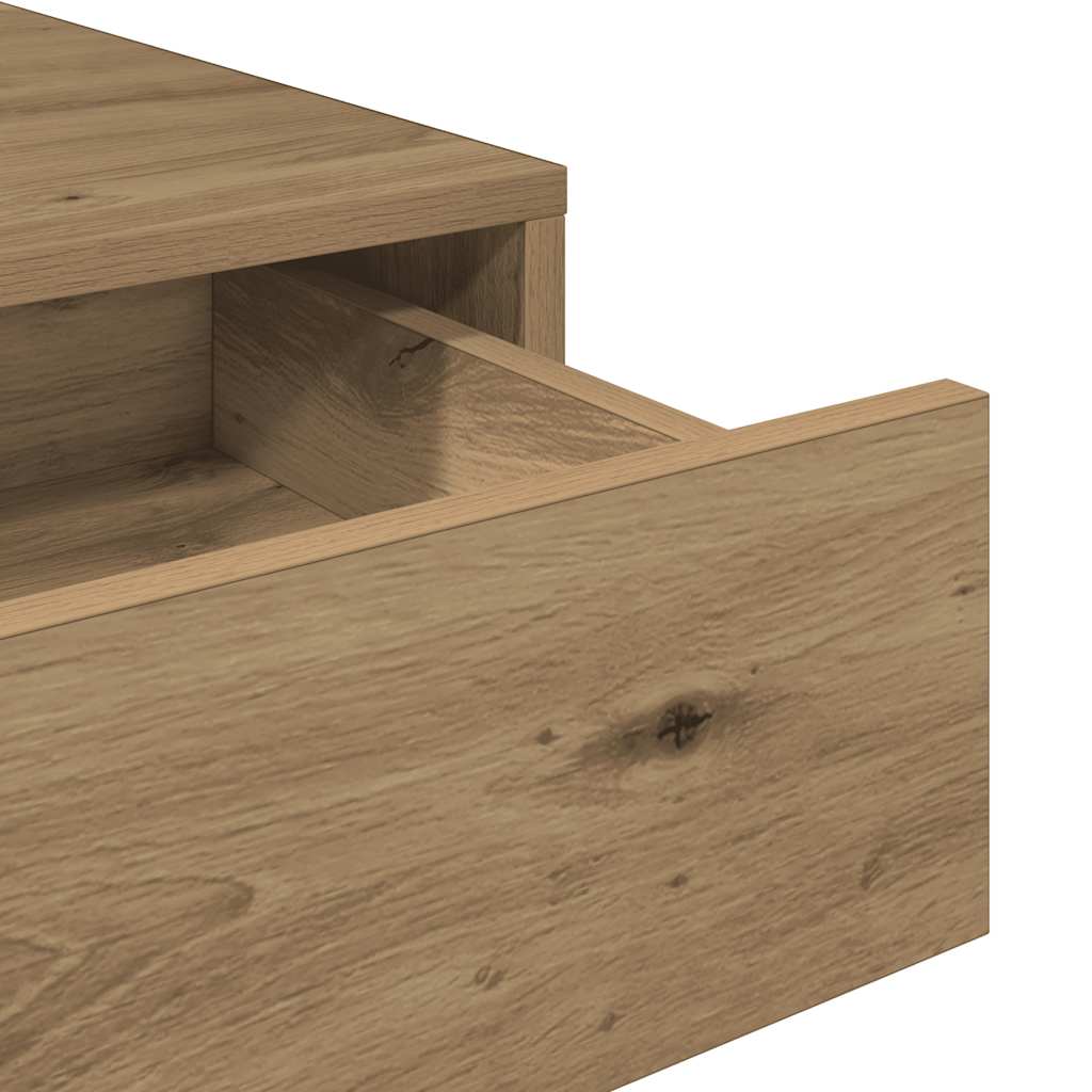 Radni stol boja hrasta artisan 101x50x76,5 cm konstruirano drvo