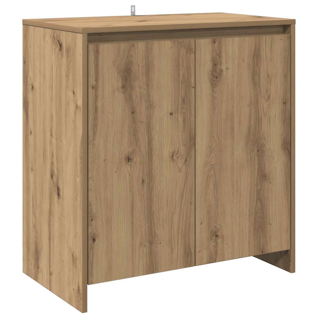 Komoda boja hrasta artisan 70 x 41 x 75 cm konstruirano drvo