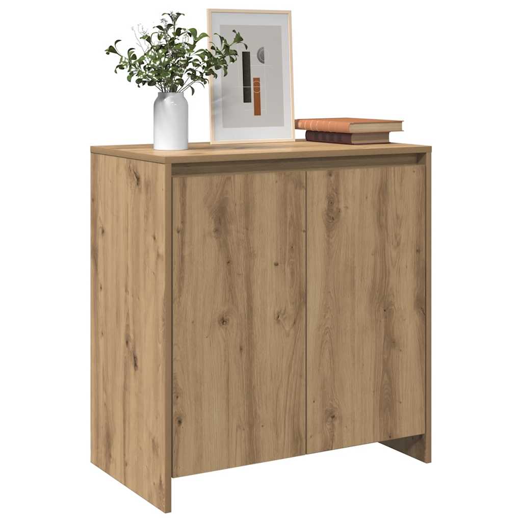 Komoda boja hrasta artisan 70 x 41 x 75 cm konstruirano drvo