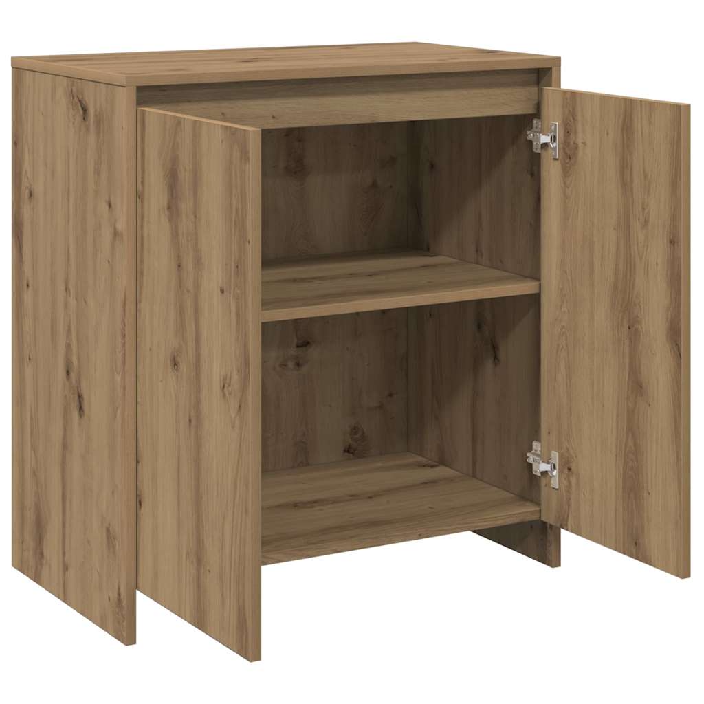 Komoda boja hrasta artisan 70 x 41 x 75 cm konstruirano drvo