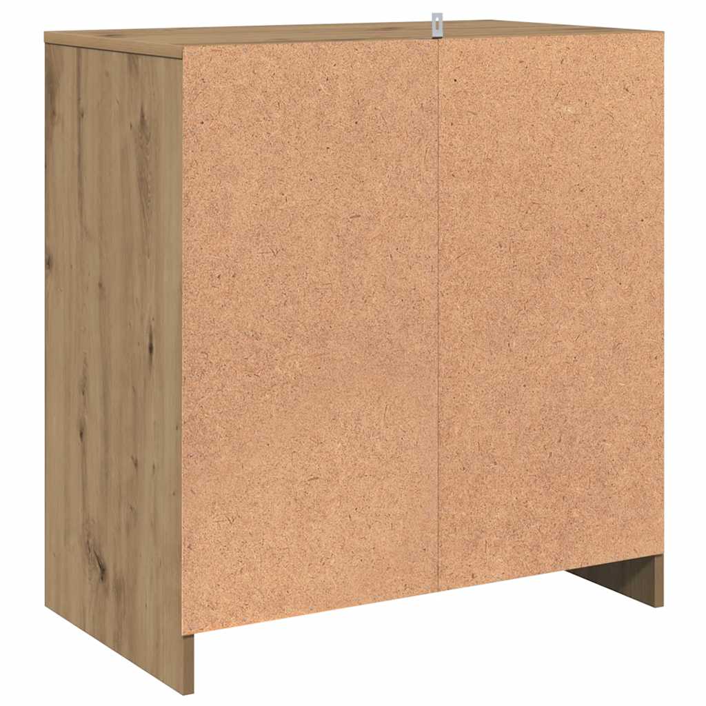Komoda boja hrasta artisan 70 x 41 x 75 cm konstruirano drvo