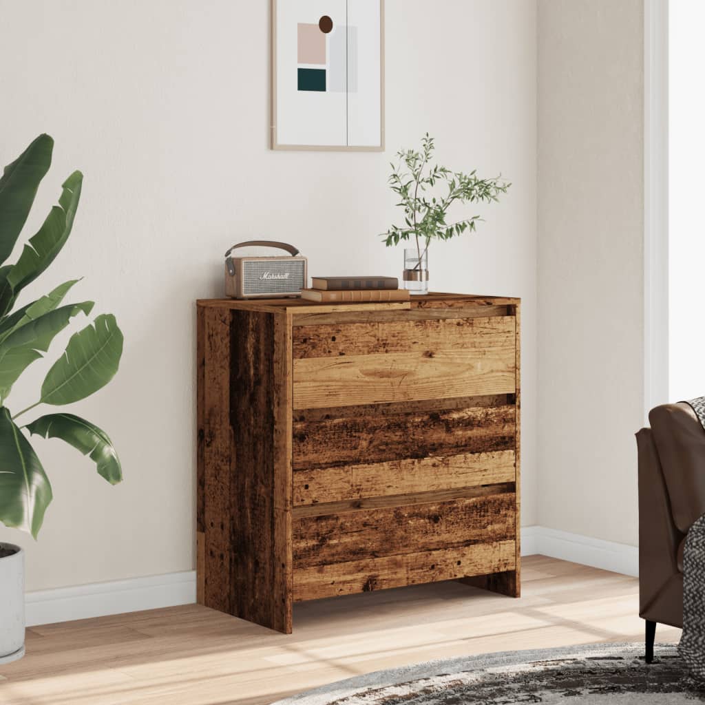 Komoda boja starog drva 70 x 41 x 75 cm od konstruiranog drva