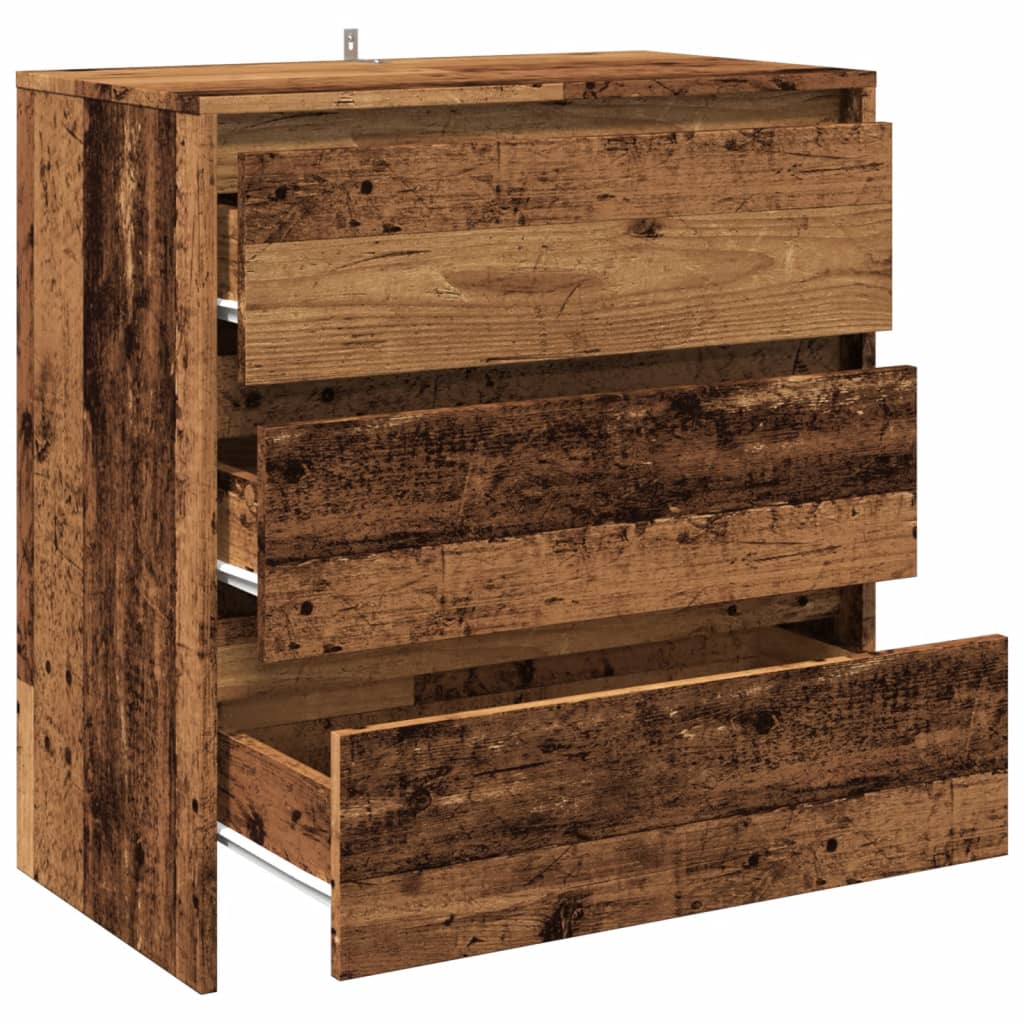 Komoda boja starog drva 70 x 41 x 75 cm od konstruiranog drva