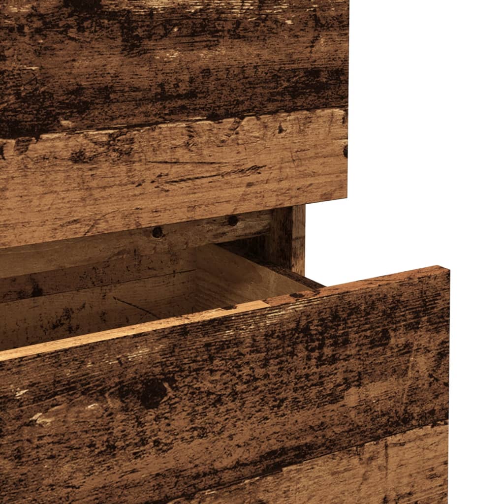 Komoda boja starog drva 70 x 41 x 75 cm od konstruiranog drva