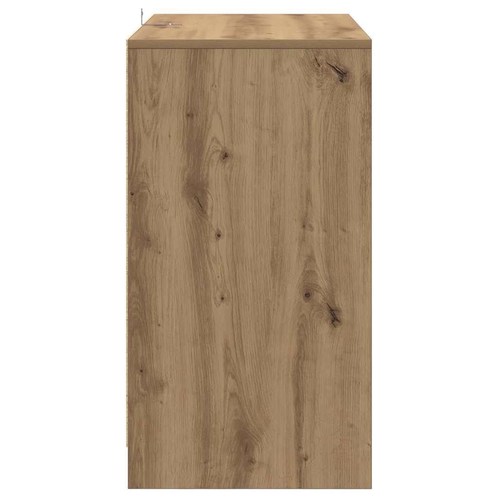 Komoda boja hrasta artisan 70 x 41 x 75 cm konstruirano drvo
