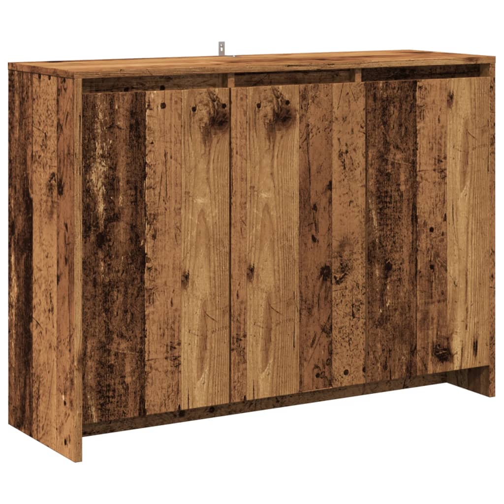 Komoda boja starog drva 102 x 33 x 75 cm od konstruiranog drva