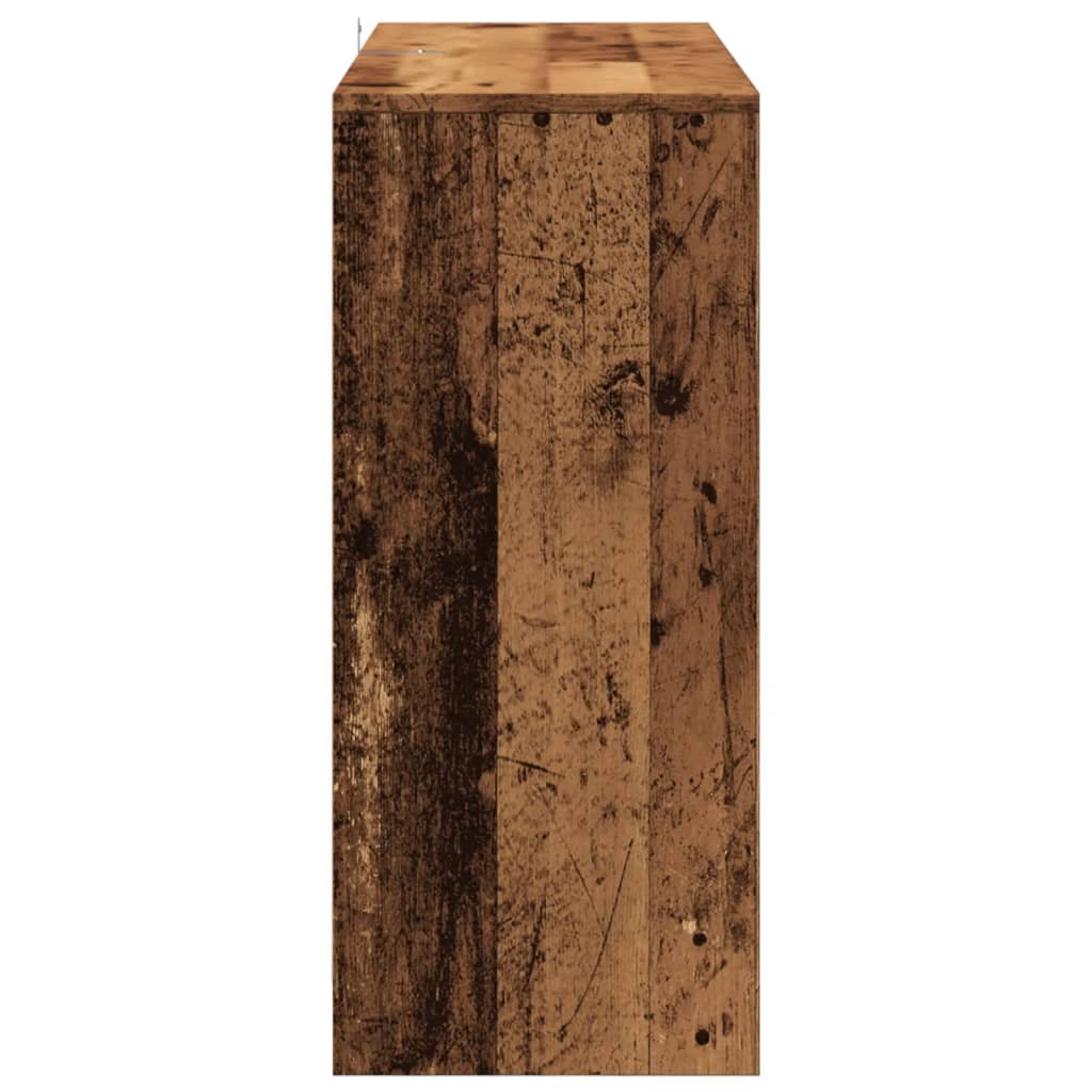 Komoda boja starog drva 102 x 33 x 75 cm od konstruiranog drva