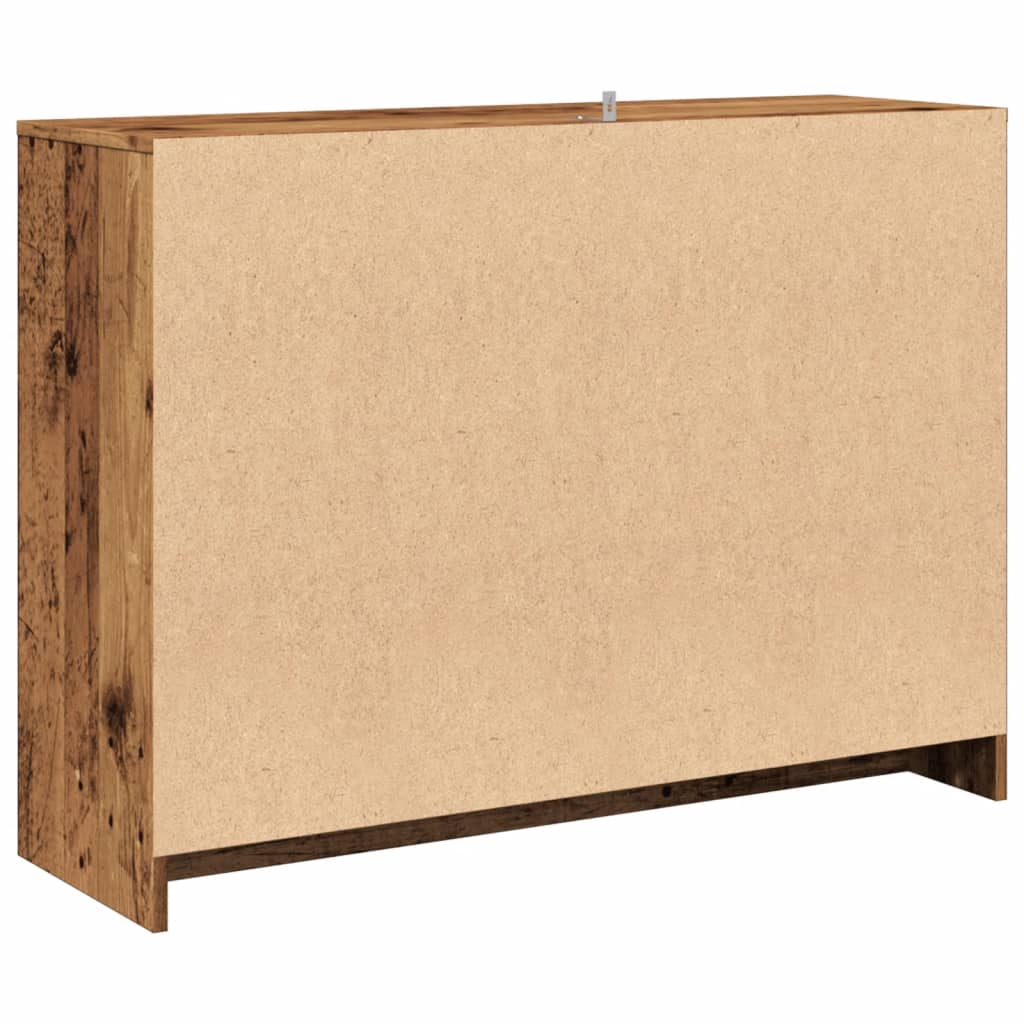 Komoda boja starog drva 102 x 33 x 75 cm od konstruiranog drva