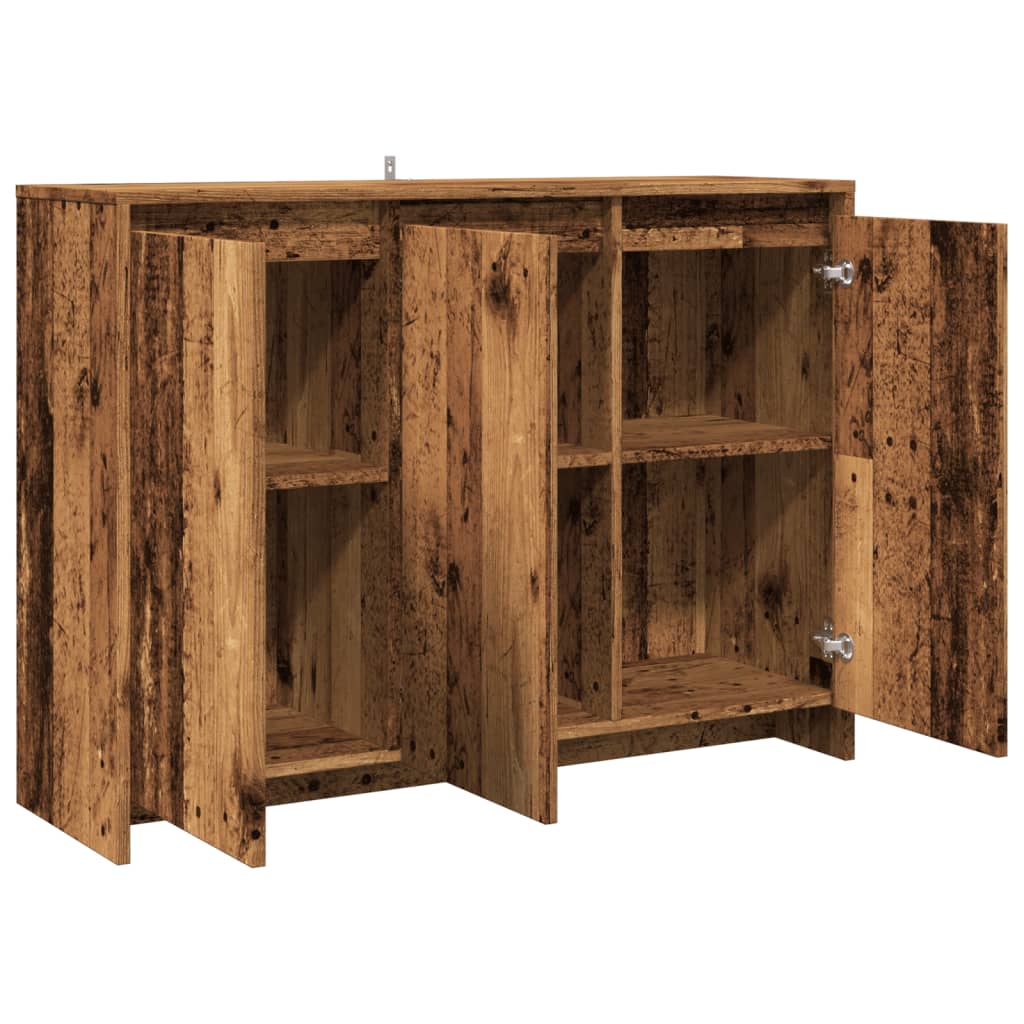 Komoda boja starog drva 102 x 33 x 75 cm od konstruiranog drva