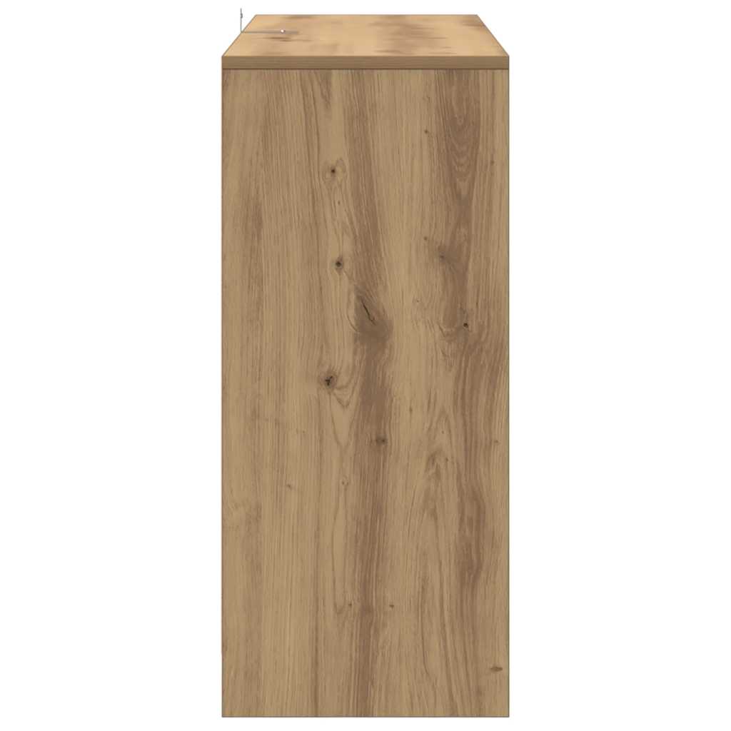 Komoda boja hrasta artisan 102 x 33 x 75 cm konstruirano drvo