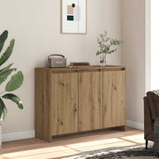 Komoda boja hrasta artisan 102 x 33 x 75 cm konstruirano drvo
