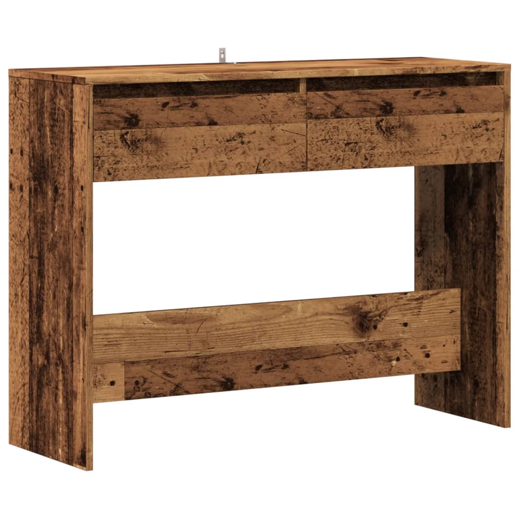 konzolni stol staro drvo 100x35x76,5 cm konstruirano drvo