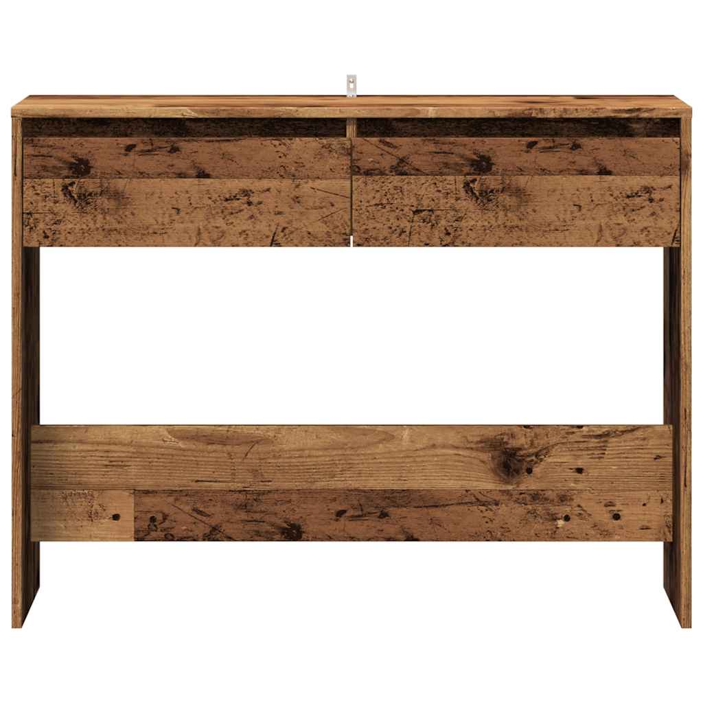 konzolni stol staro drvo 100x35x76,5 cm konstruirano drvo