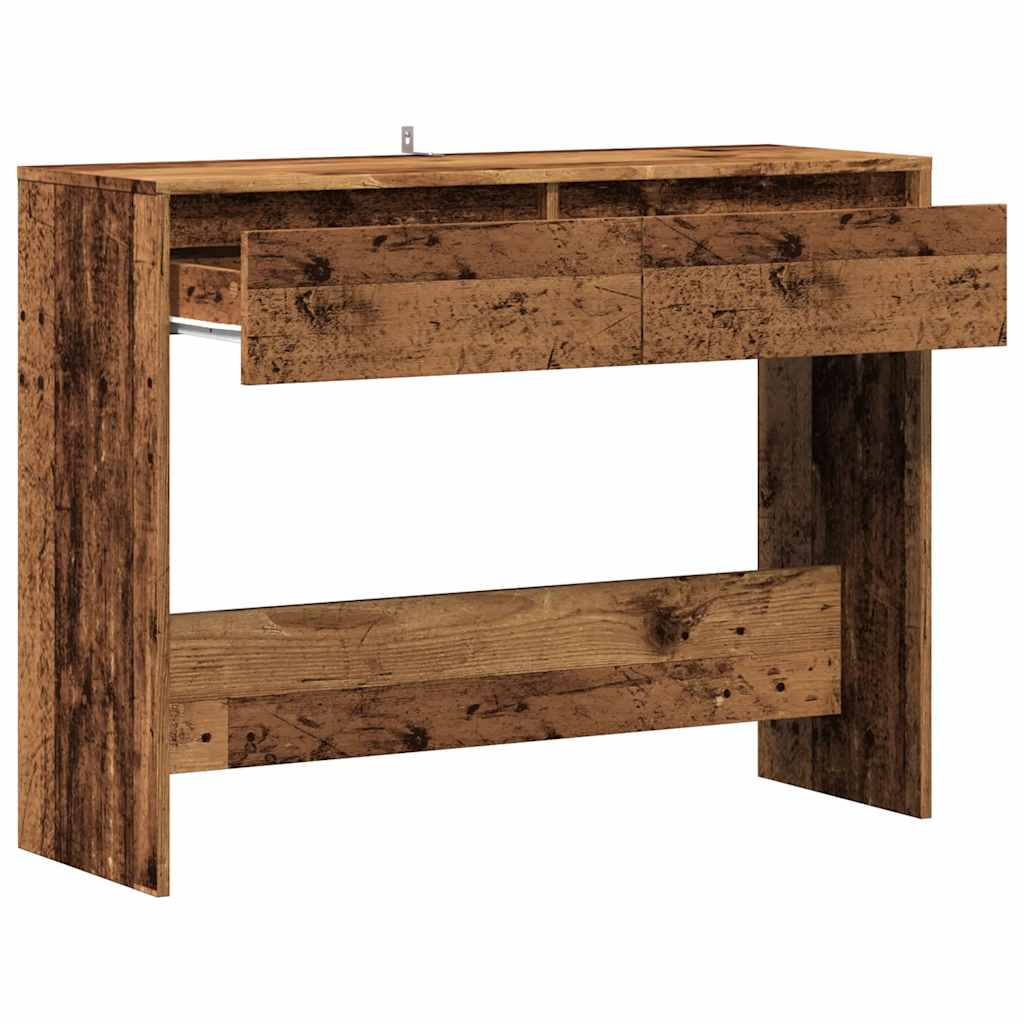 konzolni stol staro drvo 100x35x76,5 cm konstruirano drvo