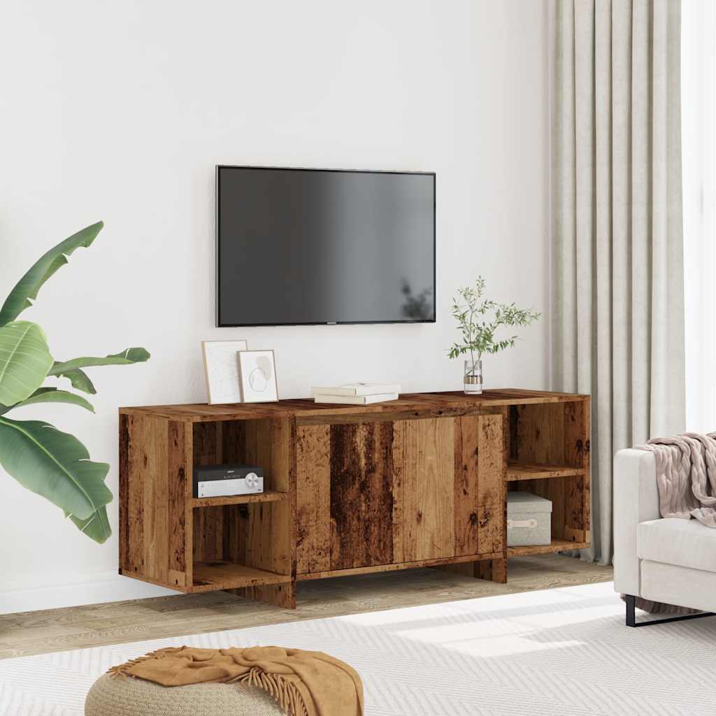 TV ormarić staro drvo 130x35x50 cm konstruirano drvo