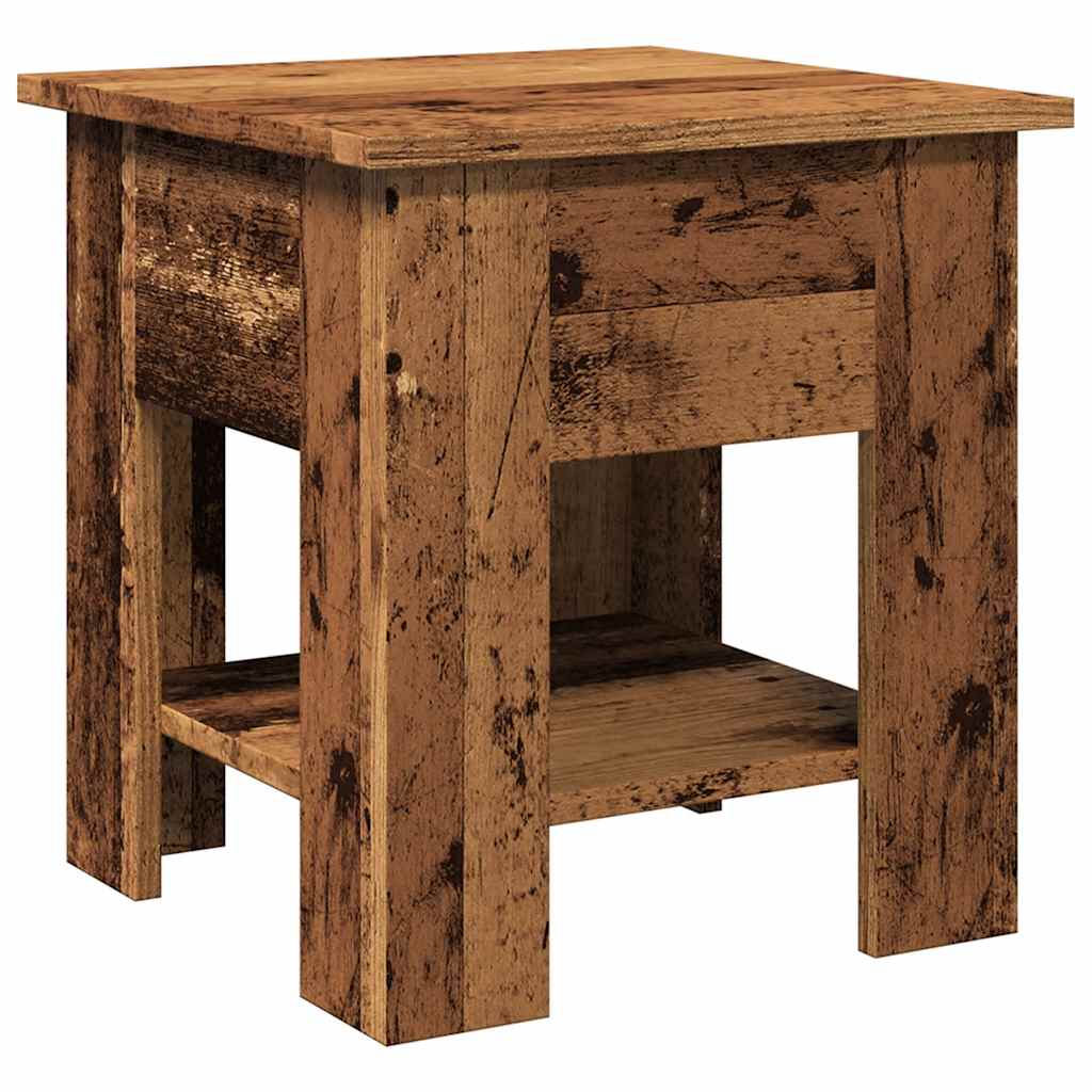 Stol za kavu staro drvo 40x40x42 cm konstruirano drvo