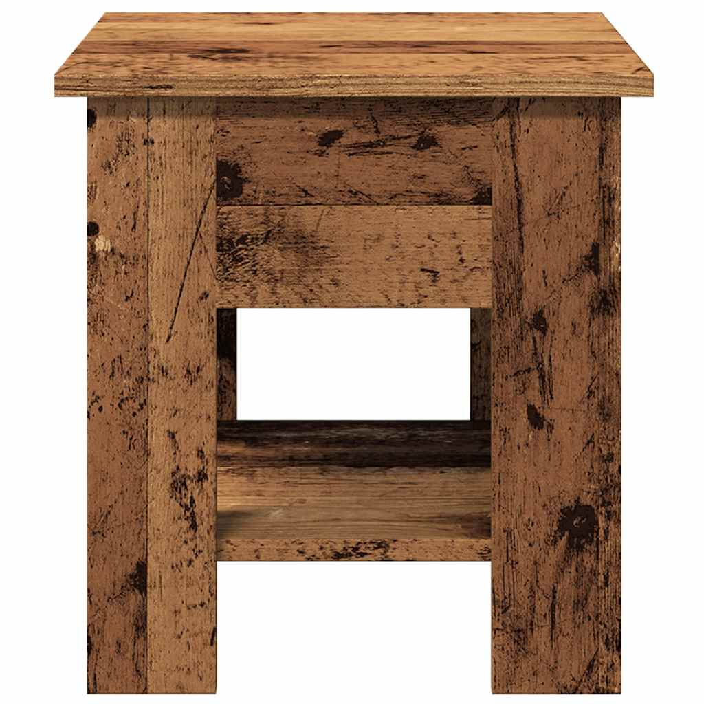 Stol za kavu staro drvo 40x40x42 cm konstruirano drvo