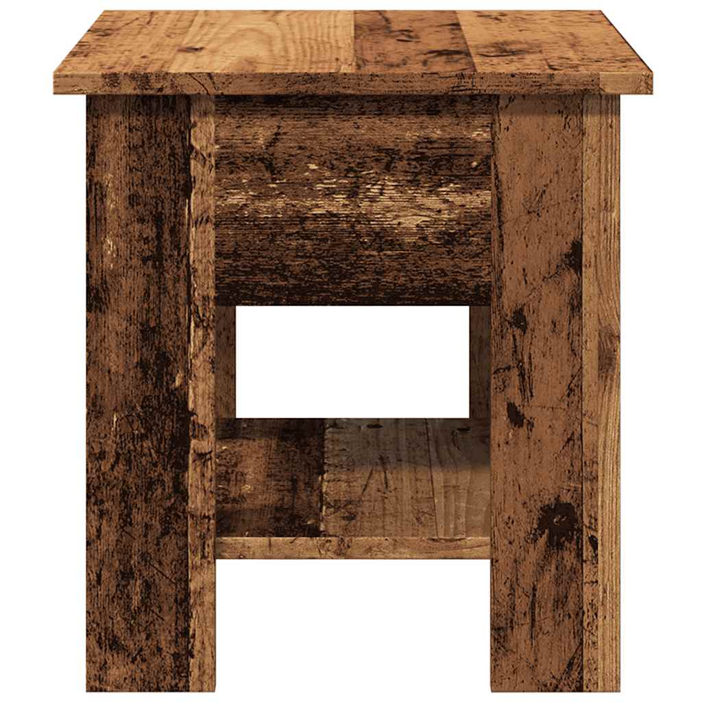 Stol za kavu staro drvo 40x40x42 cm konstruirano drvo