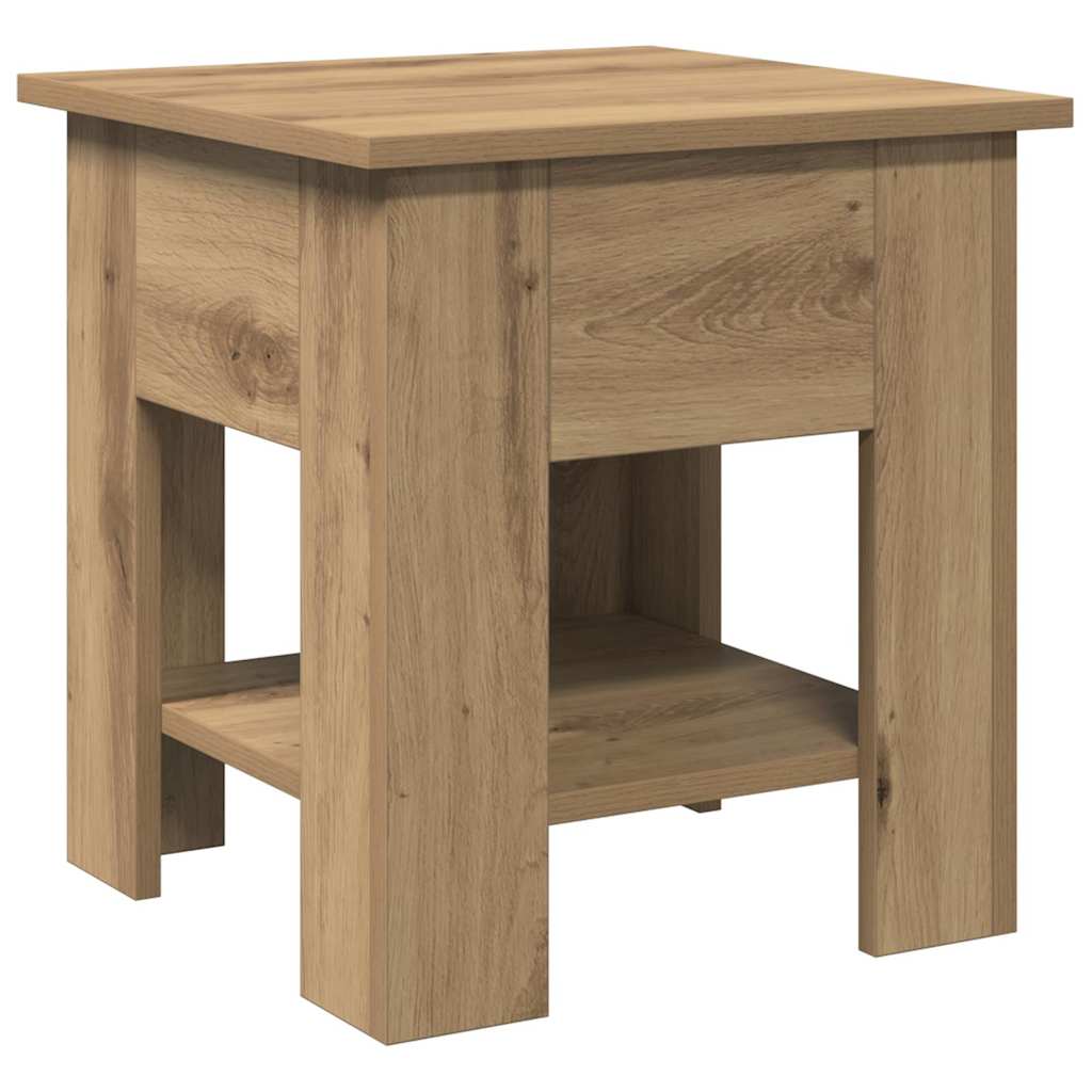 Stol za kavu Artisan hrast 40x40x42 cm izrađeno drvo