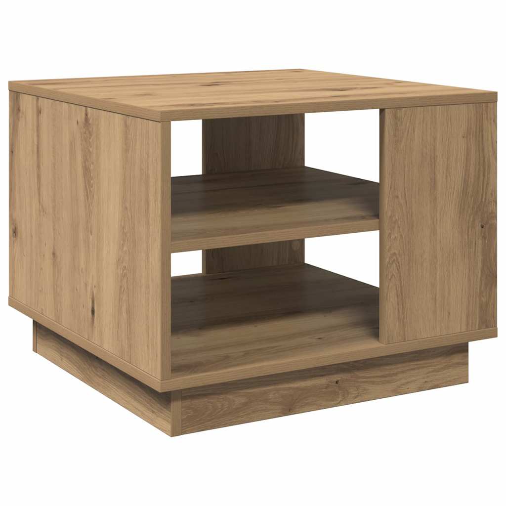 Stol za kavu Artisan hrast 55x55x42 cm izrađeno drvo