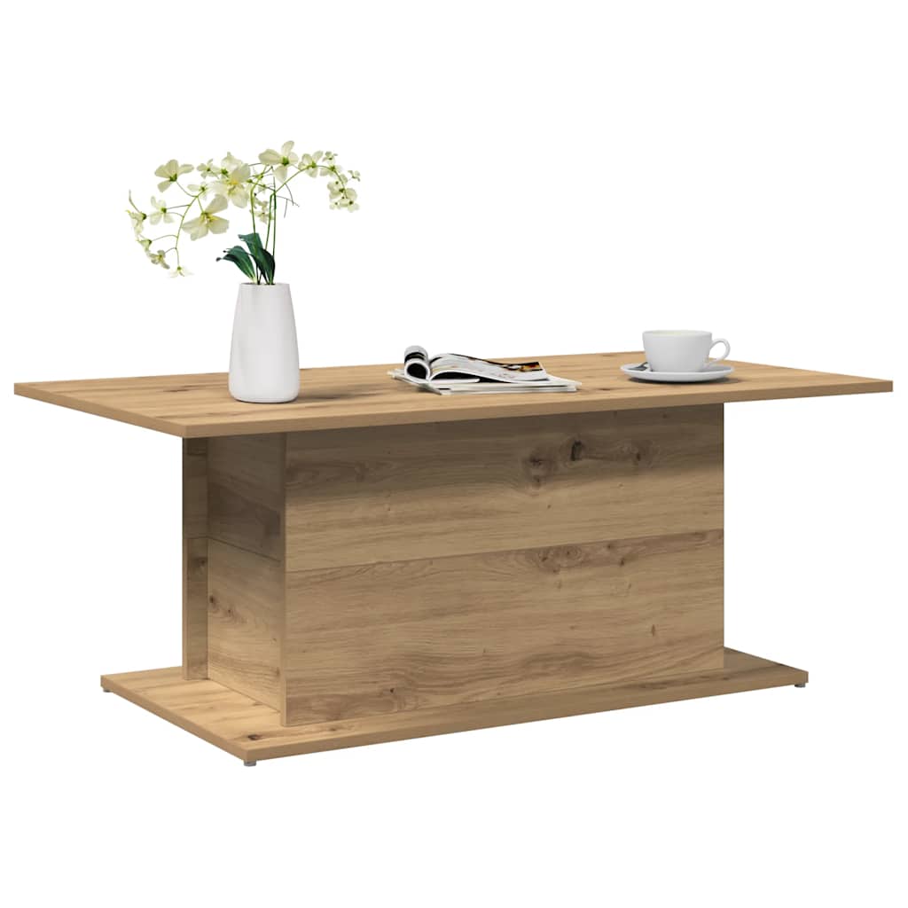 Stol za kavu Artisan hrast 102x55,5x40 cm izrađeno drvo