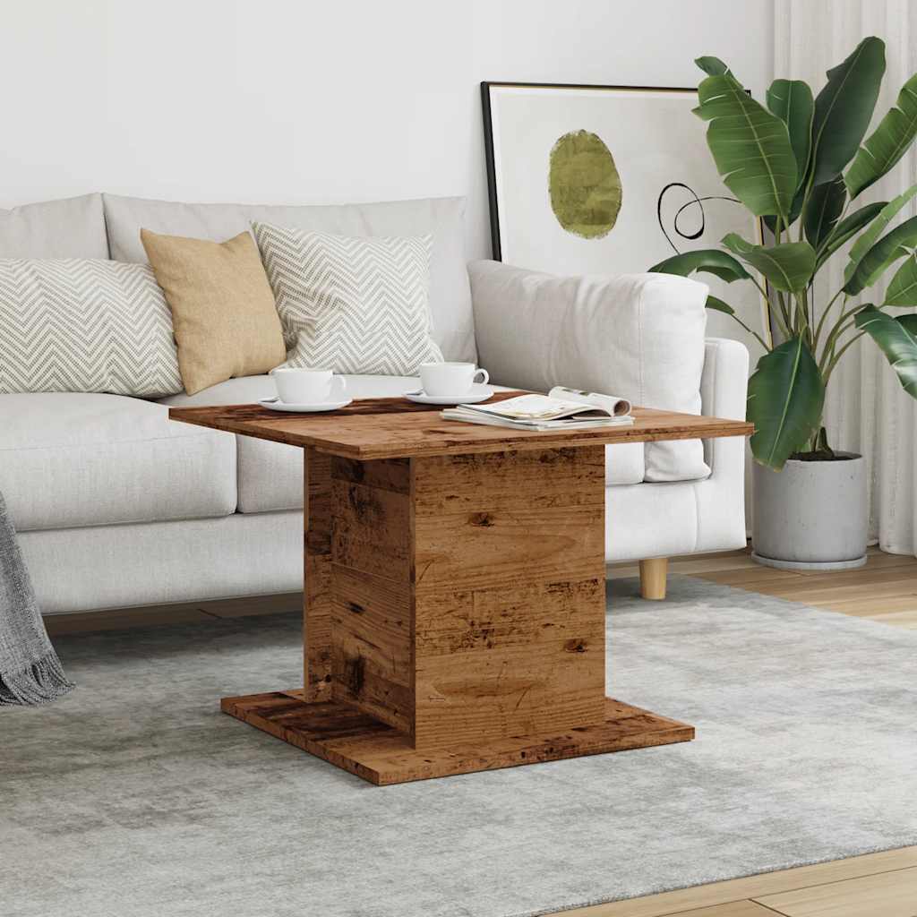 Stol za kavu staro drvo 55,5x55,5x40 cm konstruirano drvo