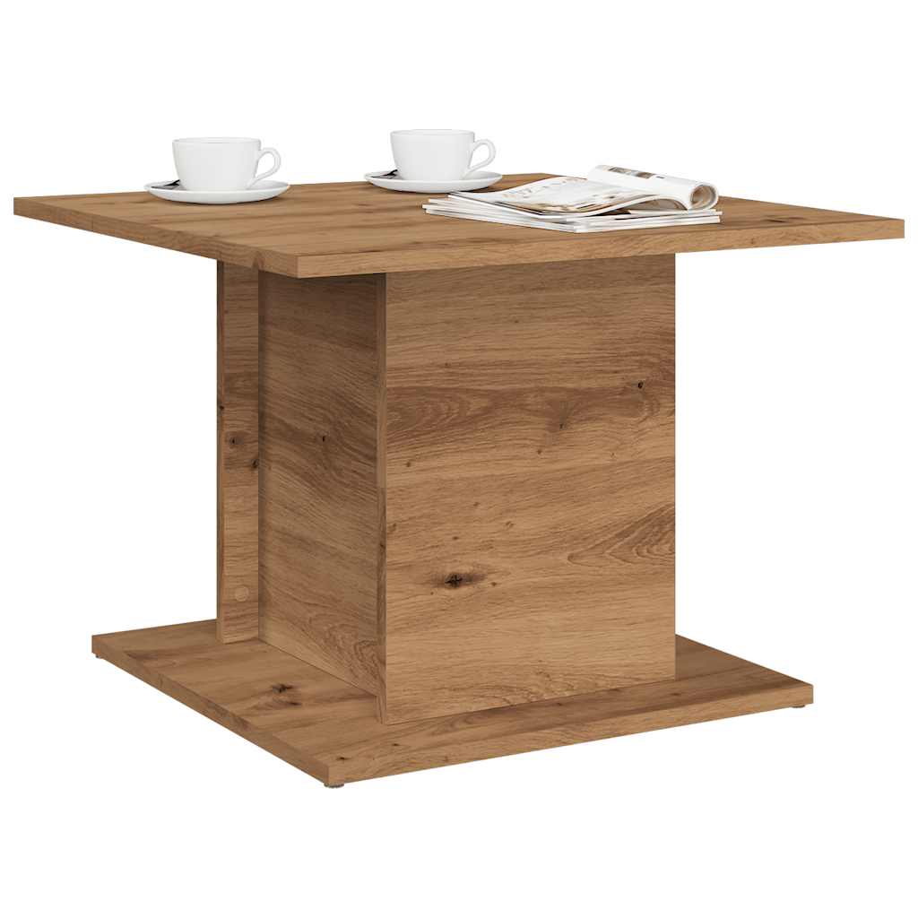 Stol za kavu Artisan hrast 55,5x55,5x40 cm izrađeno drvo