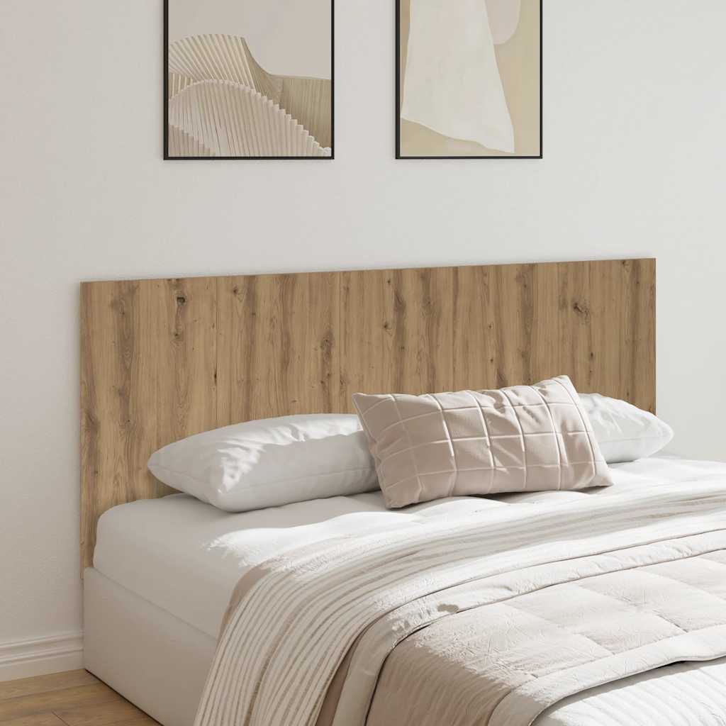 Uzglavlje kreveta Artisan hrast 200x1,5x80 cm izrađeno drvo