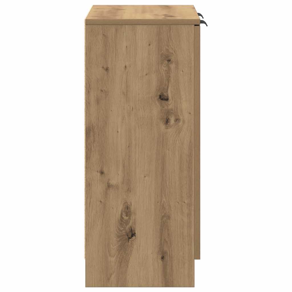 Komoda boja hrasta artisan 60x30x70 cm od konstruiranog drva