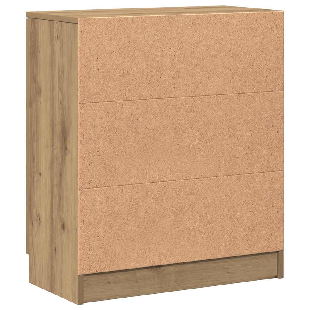 Komoda boja hrasta artisan 60x30x70 cm od konstruiranog drva