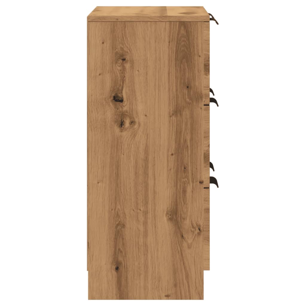 Komoda boja hrasta artisan 60x30x70 cm od konstruiranog drva