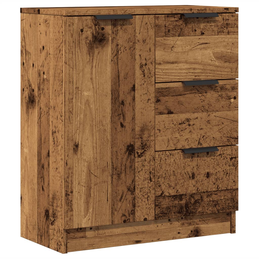 Komoda boja starog drva 60 x 30 x 70 cm od konstruiranog drva