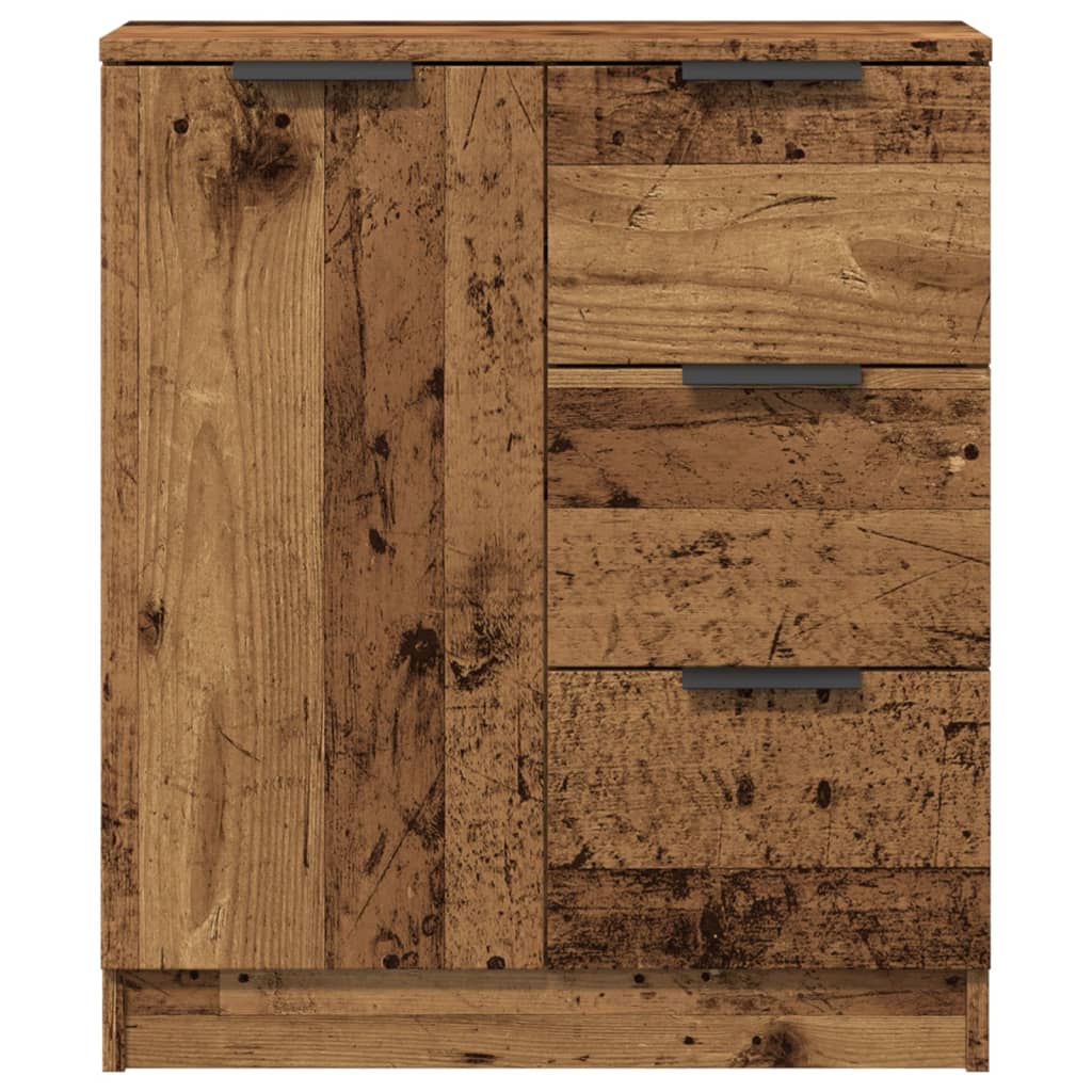 Komoda boja starog drva 60 x 30 x 70 cm od konstruiranog drva